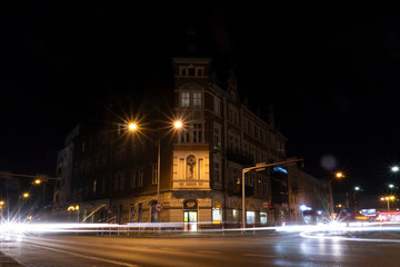 Fototapeta na wymiar Street by night