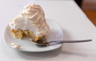 Cake with meringue, Peru