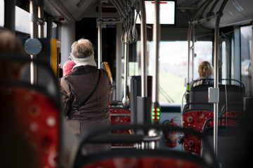 Bus interior