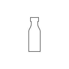 Bottle icon. Drink cup symbol. Logo design element