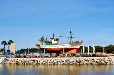Leisure port, sports port Marina de las Dunas in Guardamar del Segura, Alicante. Spain. Europe. September 23, 2019