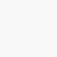 Seamless abstract geometric pattern made of light gray elements placed on white background