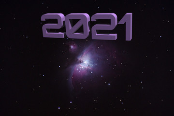 Obraz premium 2021 Orionnebel