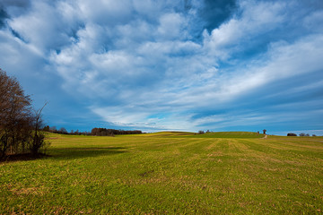 pre-alpine landscape Bavaria near Andechs