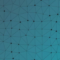 Obraz premium Abstract Low Polygon gradient Generative Art background illustration