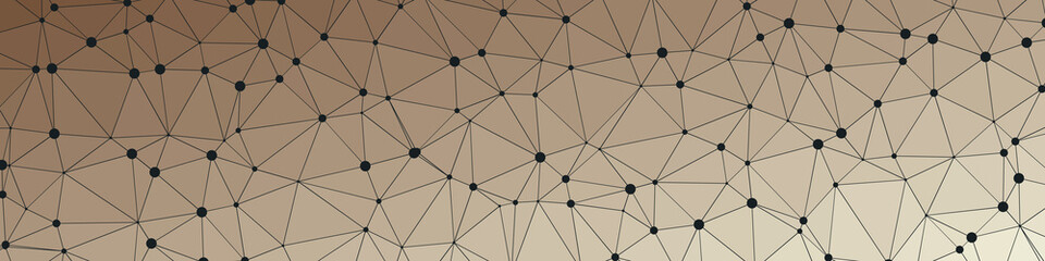 Fototapeta premium Abstract Low Polygon gradient Generative Art background illustration
