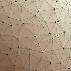 Abstract Low Polygon gradient Generative Art background illustration