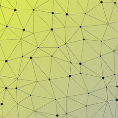 Obraz premium Abstract Low Polygon gradient Generative Art background illustration