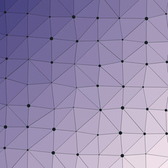 Fototapeta premium Abstract Low Polygon gradient Generative Art background illustration