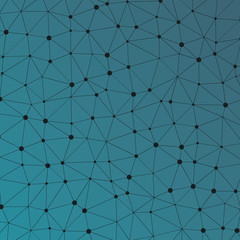 Obraz premium Abstract Low Polygon gradient Generative Art background illustration