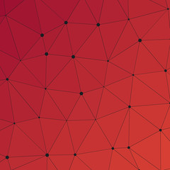 Abstract Low Polygon gradient Generative Art background illustration