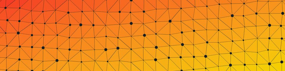 Fototapeta premium Abstract Low Polygon gradient Generative Art background illustration