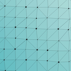 Fototapeta premium Abstract Low Polygon gradient Generative Art background illustration