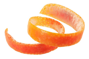 Grapefruit peeled zest twist, paths