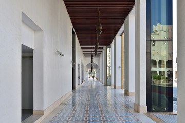 Modern arabic architecture in Doha, Qatar