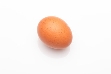 Chicken eggs, raw eggs freshly picked from the farm