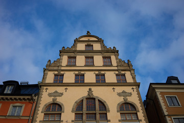 Old, fancy, building with blue skies