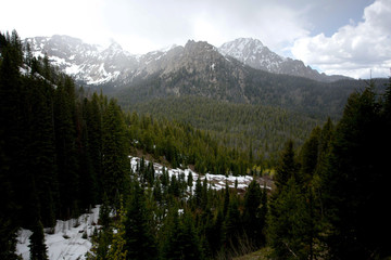 mountain snow cap views