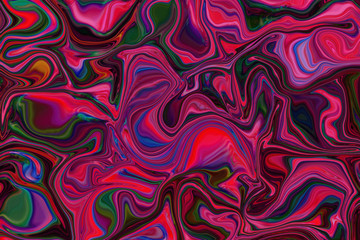 An abstract wavy psychedelic background image.