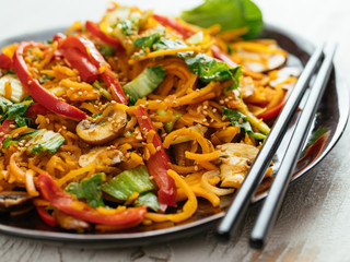 Winter Squash Lo Mein