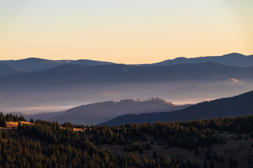 Obraz premium sunrise in mountains