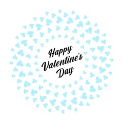 Valentine's day gift cart with happy valentine's day text. Love related items. Home decoration printable.