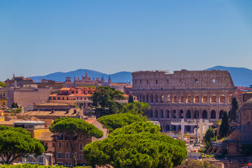 Obraz premium view of rome italy