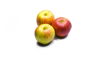 Apples isolated on white background