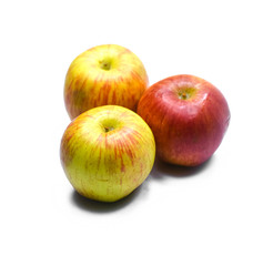 Apples isolated on white background