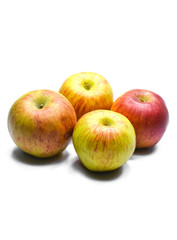Apples isolated on white background