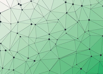 Abstract Low Polygon gradient Generative Art background illustration