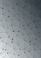 Obraz premium Abstract Low Polygon gradient Generative Art background illustration