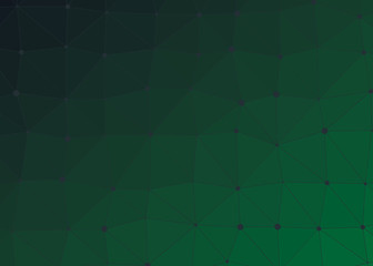 Obraz premium Abstract Low Polygon gradient Generative Art background illustration