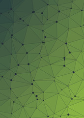 Obraz premium Abstract Low Polygon gradient Generative Art background illustration