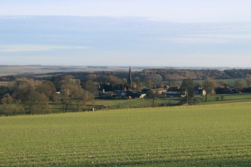 Fototapeta na wymiar Huggate and the Yorkshire Wolds, East Riding of Yorkshire.