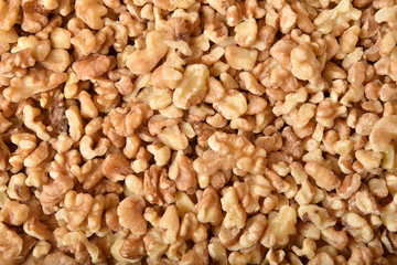 Chopped Walnut Background