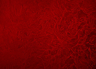 Abstract grunge red paint background