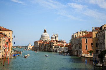 Fototapeta na wymiar Canal Grande view, Venice, Italy. Italian landmark