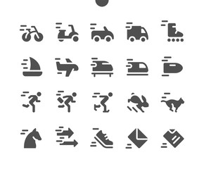 Speed v2 UI Pixel Perfect Well-crafted Vector Solid Icons 48x48 Ready for 24x24 Grid for Web Graphics and Apps. Simple Minimal Pictogram