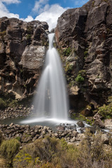 Taranaki Falls in New Zealand’s Tongariro national park