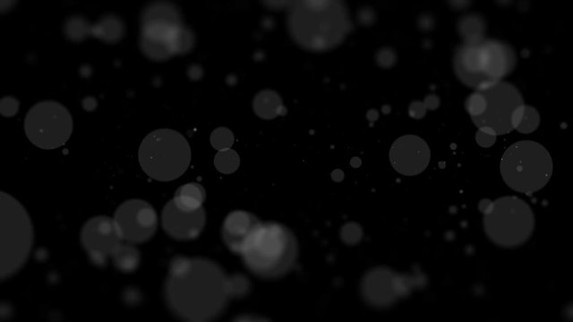 Spread over the surface of rounded elements on a black background HD 1920x1080