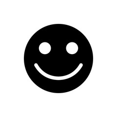 Emoticon happy smile design trendy