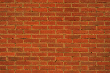 Obraz premium Red Brick wall for background or texture. Old red brick wall texture background