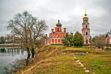 Resurrection Cathedral. View from the temple. Staraya Russa. Novgorod region. Russia