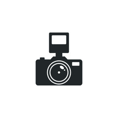 Camera icon template color editable. photo camera, snapshot photography symbol vector sign isolated on white background illustration for graphic and web design.