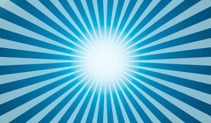 Fondo  azul en forma de agujero iluminado con franjas blancas