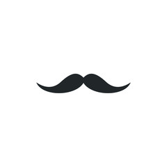 Italy mustache icon template color editable. Italy mustache symbol vector sign isolated on white background illustration for graphic and web design.