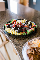 Fruit and Cheese Party Trays 