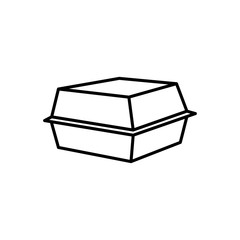 Styrofoam box icon