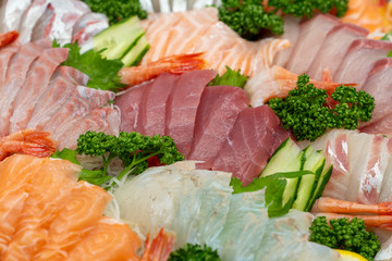 [料理]刺身の盛り合わせ